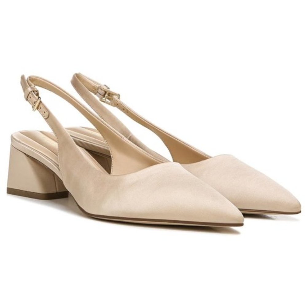 Franco Sarto Cream Mules